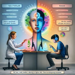 Unveiling the Truth: How Hybrid Telehealth Interventions Can Revolutionize Outcomes for Adolescents with Autism || TinyEYE Online Therapy