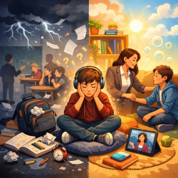 Feeling Overwhelmed at School? These Simple Moves Can Make You Feel Safer, Calmer, and More in Control || TinyEYE Online Therapy